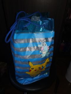 Orig Pokémon pvc bucket bag from japan