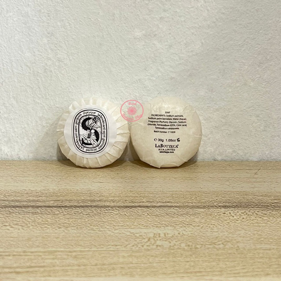 Original Diptyque Savon 34 Boulevard Saint Germain Perfumed Soap 30g Mini