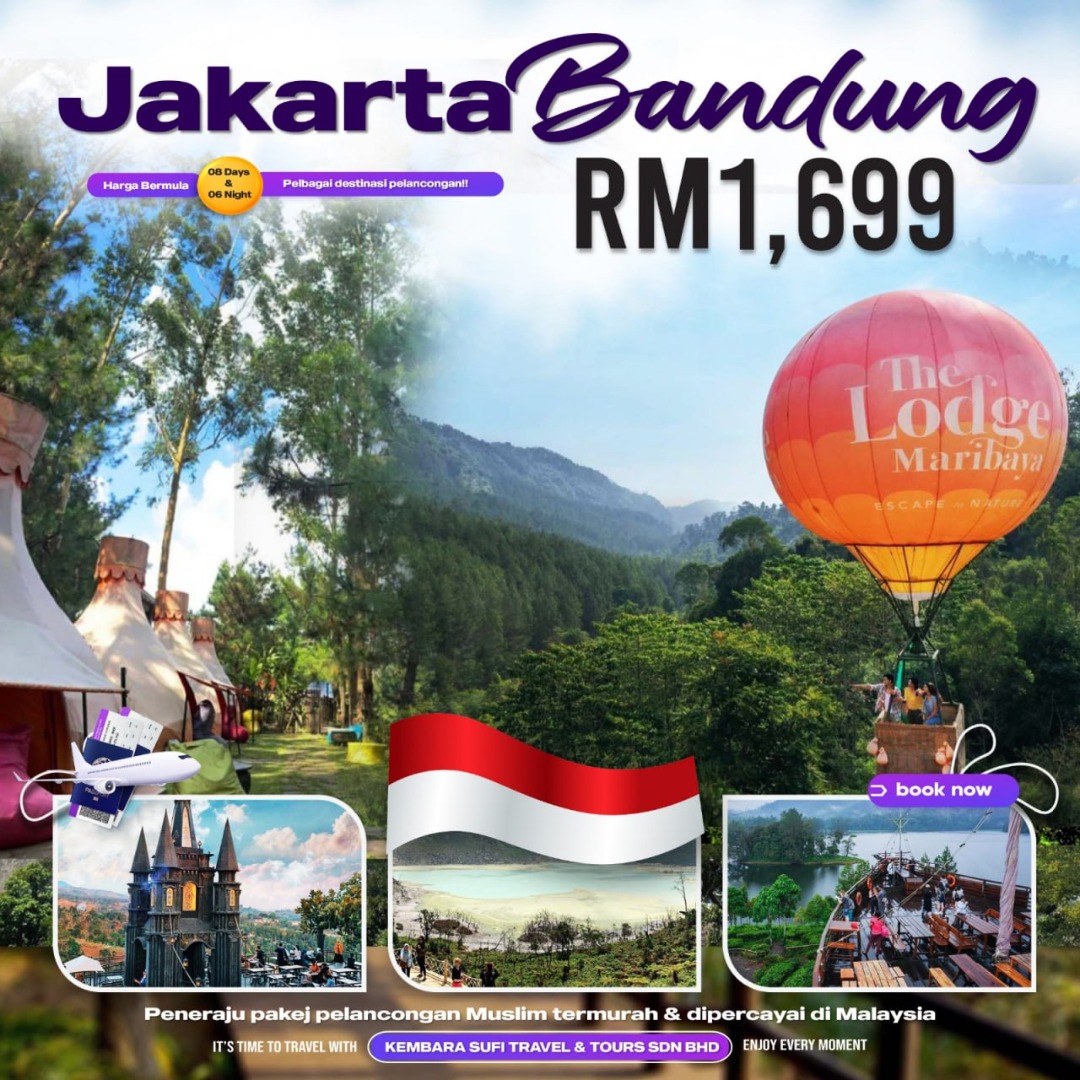 Pakej ke JAKARTA BANDUNG!!!, Tickets & Vouchers, Flights & Overseas