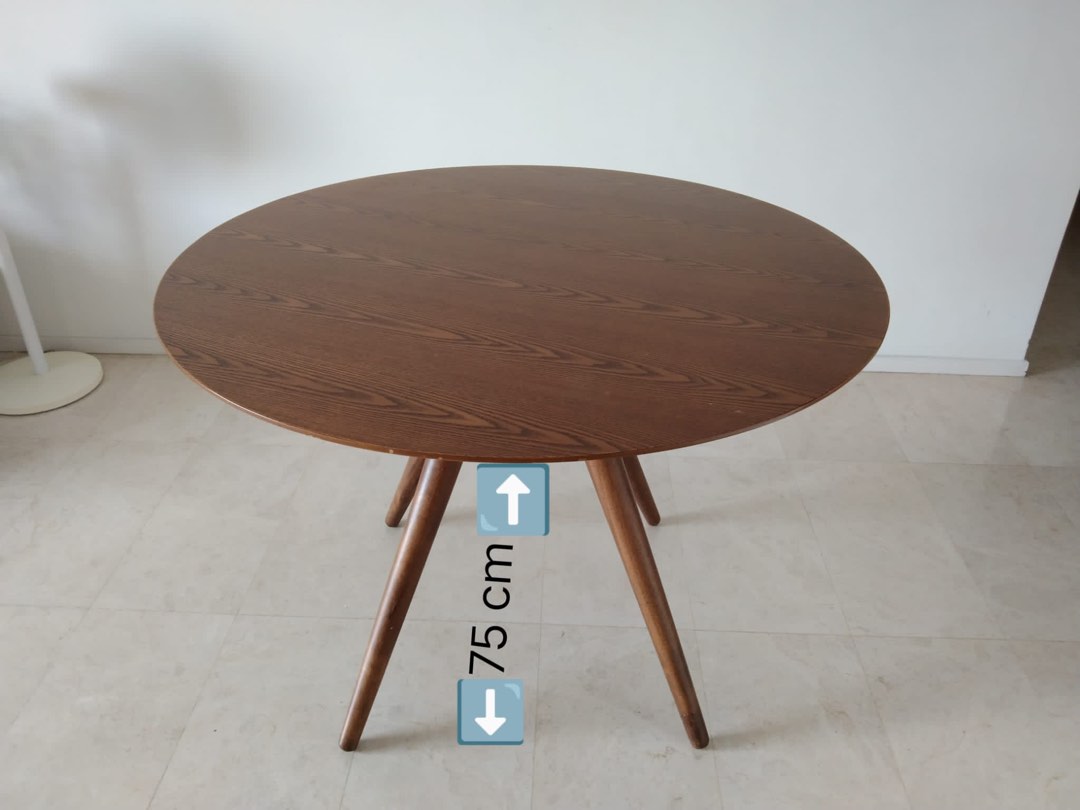 Picket & rail dining table set of 4, Furniture & Home Living, Furniture