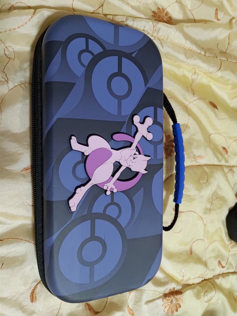 POKEMON (Mewtwo) Nintendo Switch V2 pouch, Video Gaming, Gaming ...
