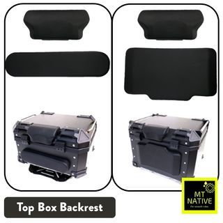 Premium Cushion Pad Backrest topbox 3M double side tape COMFORTABLE WATERPROOF TOP BOX ALUMINIUM Plastic Top BOX