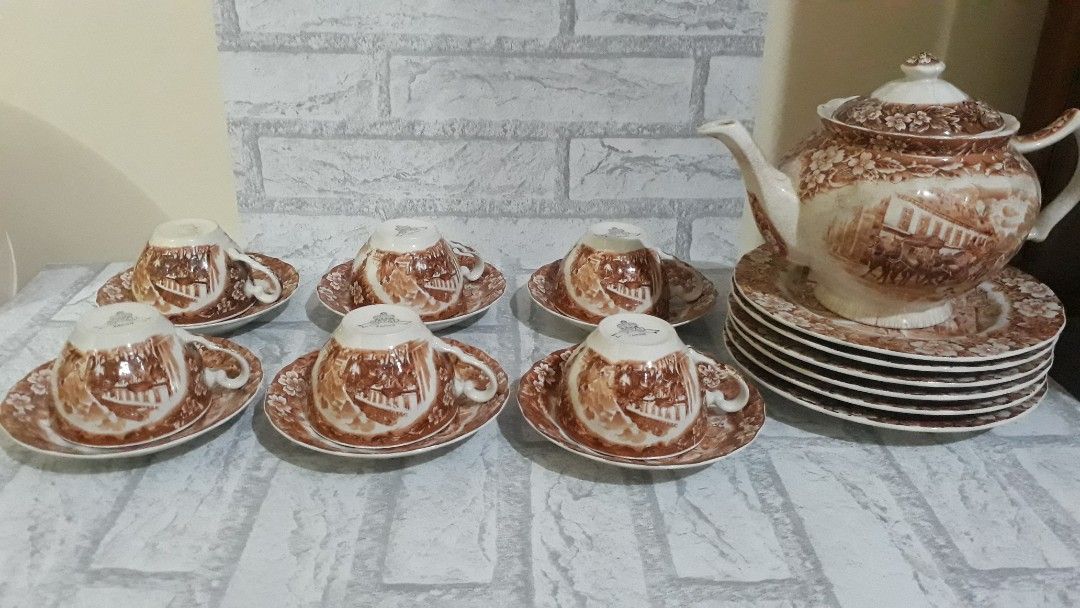 Premium set tea set royal japan, Antik, Lainnya di Carousell