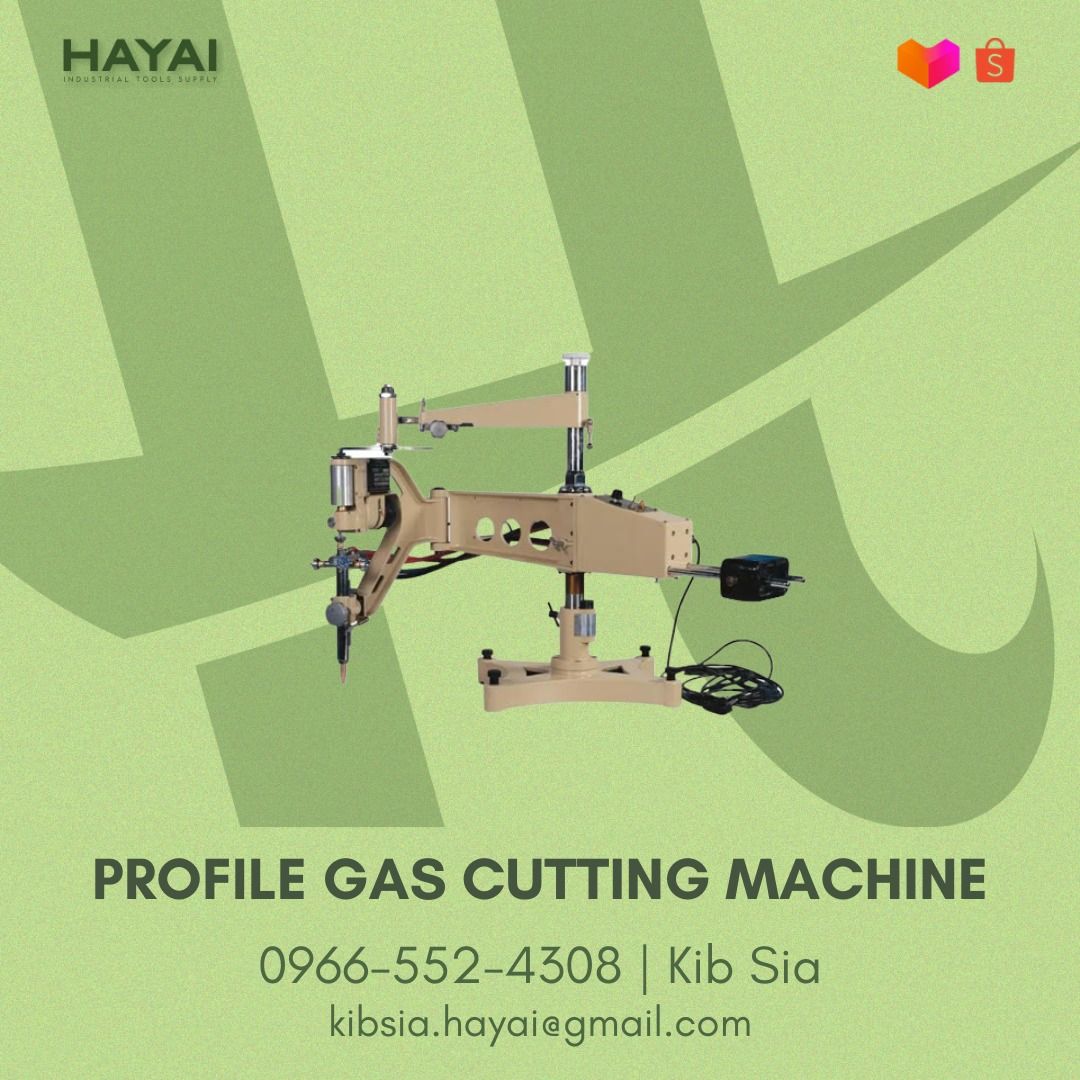 Profile Gas Cutting Machine, Commercial & Industrial, Industrial Equipment on Carousell