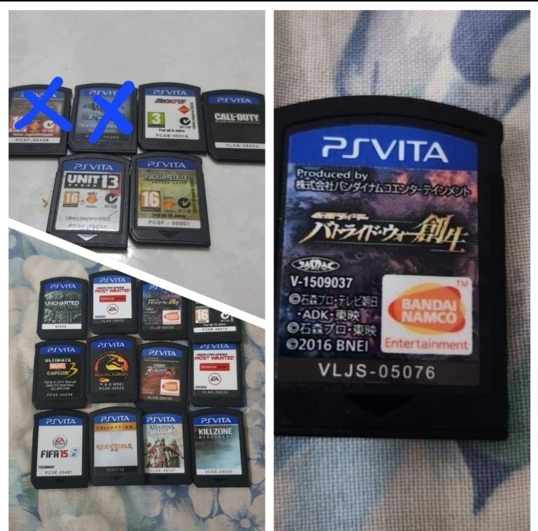 Ps Vita Games No Box(Price Refer Desc) Psvita, Video Gaming, Video Game  Consoles, Playstation On Carousell