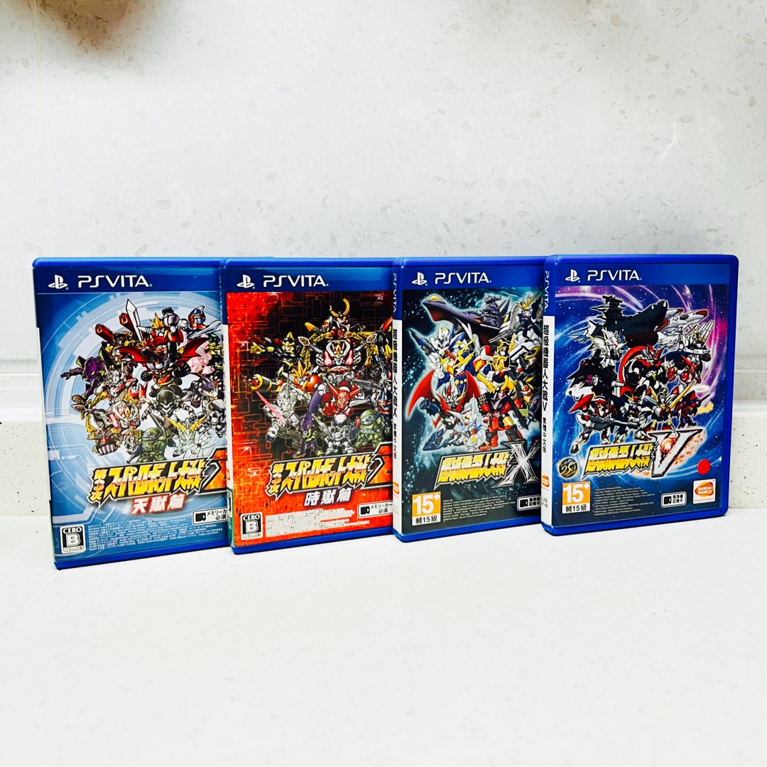 PSVITA 超級機械人大戰X V Z 全套4隻, 電子遊戲, 電子遊戲 