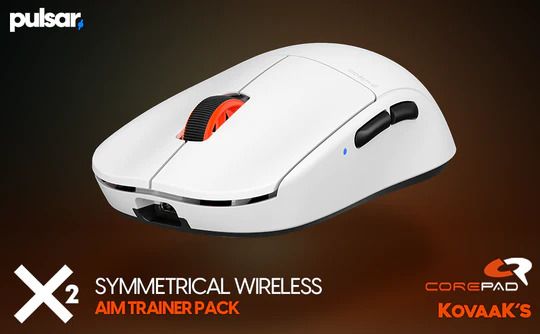 Pulsar X2 Aim Trainer Pack Ultra Light Wireless Pro Gaming Mouse