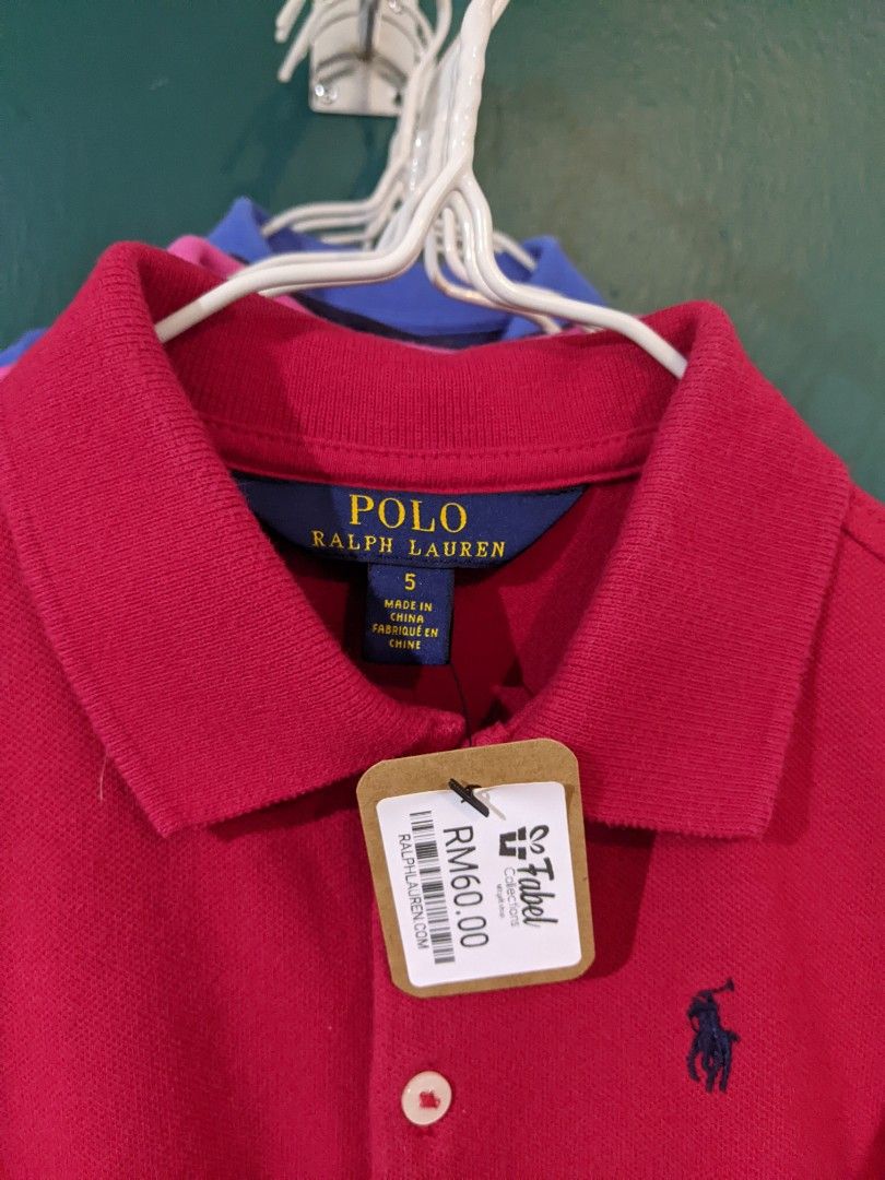 Raya Haji Sales Ralph Lauren Baby Girl Polo Shirt 5Y Babies
