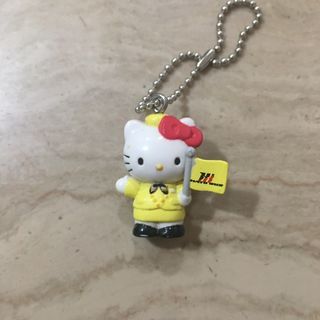 ˗ˏˋRARE 2006 original licensed stewardess airplane sanrio gotochi hello kitty charm phone bag keychain collectables kawaii harajuku figure from japanˎˊ˗