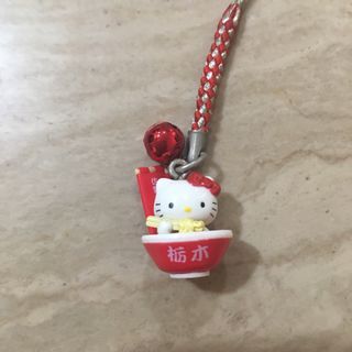 ˗ˏˋRARE original licensed noodle bowl sanrio gotochi hello kitty charm phone bag keychain collectables kawaii harajuku figure from japanˎˊ˗