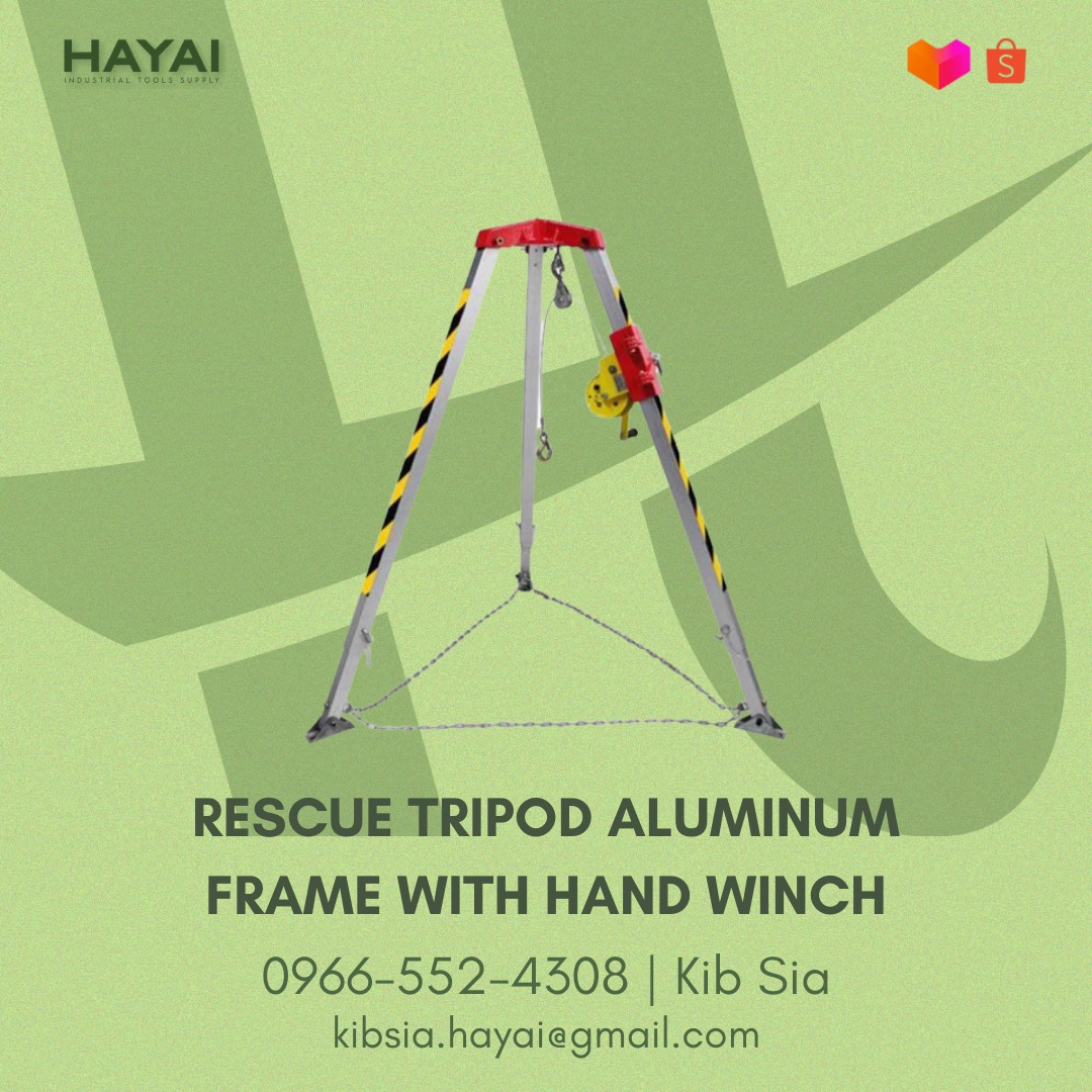 Rescue Tripod Aluminum Frame With Hand Winch on Carousell