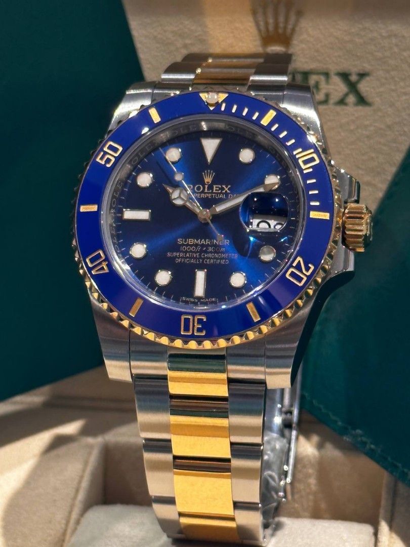 Used rolex hotsell submariner blue