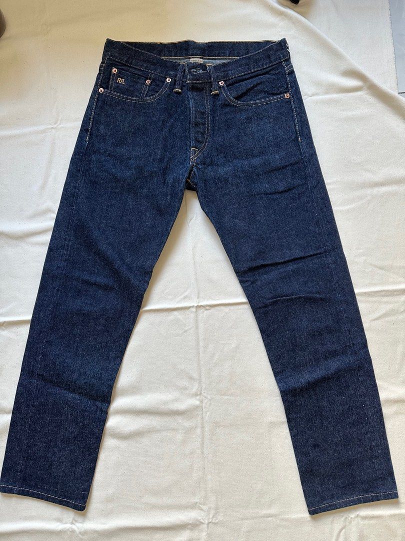 🇺🇸RRL Double RL ralph lauren SLIM NARROW jeans 色濃Made in USA