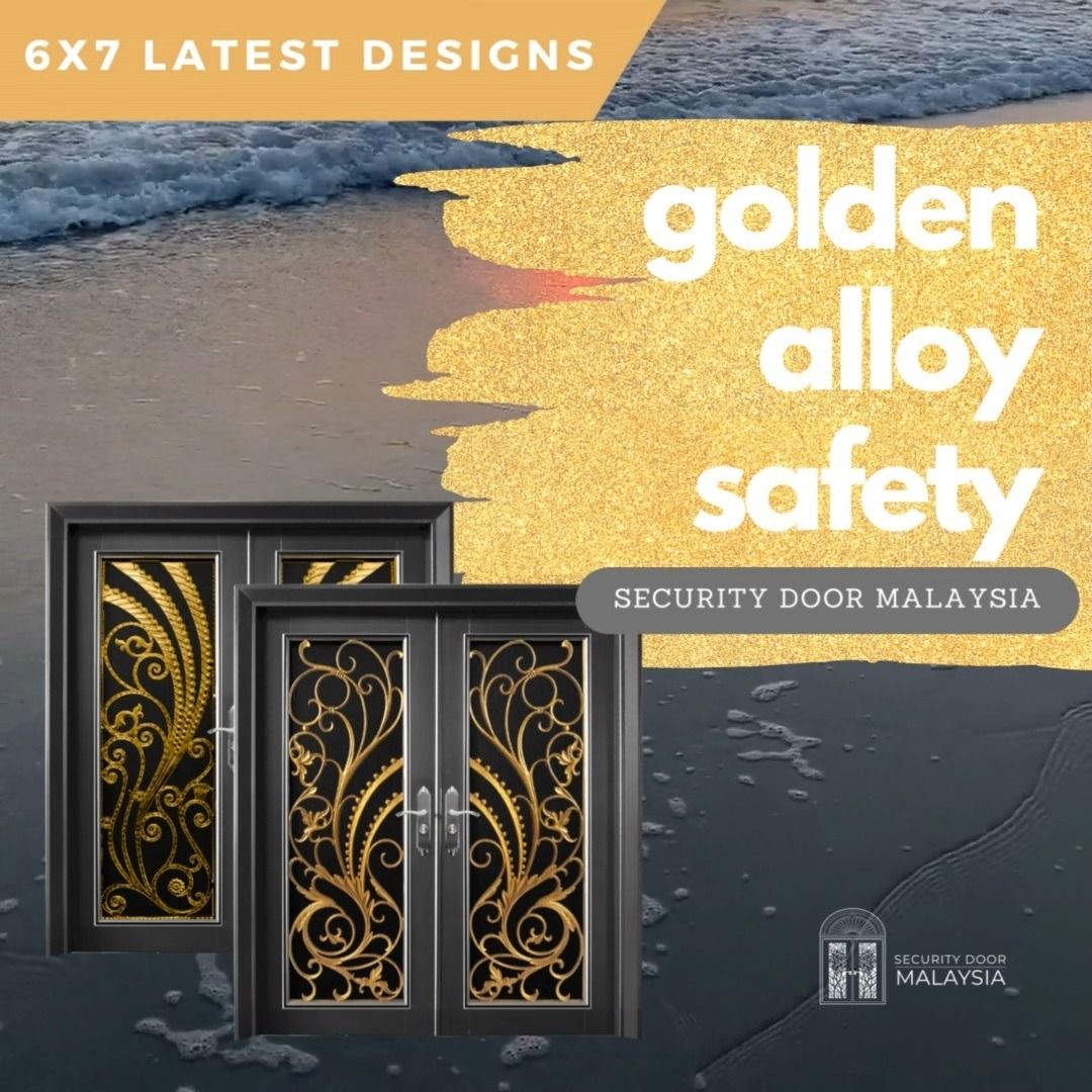 Safety Door Alloy [Security Door Malaysia], Furniture & Home Living