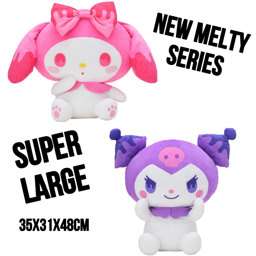 Giant Kuromi and My Melody Plushies (2 VARIANTS, 4 SIZES)