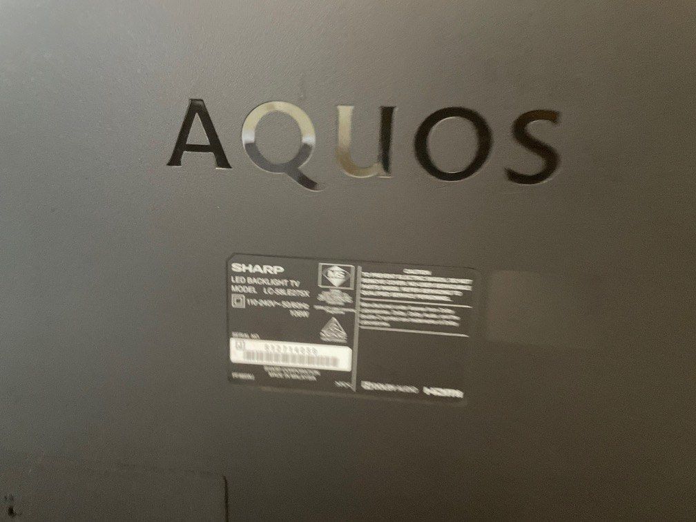 Sharp Aquos 55 Inch, TV & Home Appliances, TV & Entertainment, TV on
