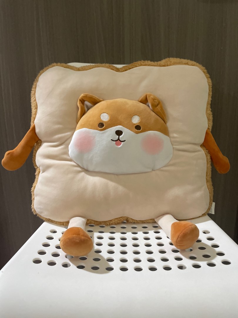 Shiba Inu Bread Miniso Stuffed Toy Seat Cushion on Carousell