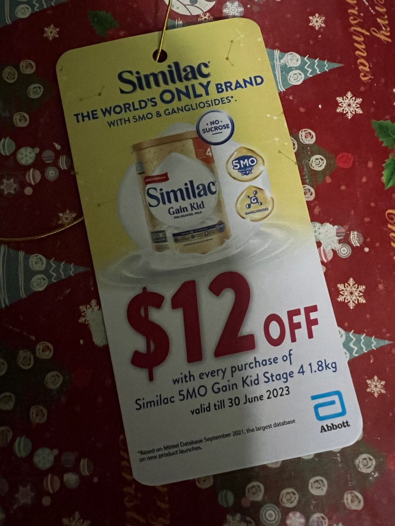 Similac Stage 4 coupon, Babies & Kids, Nursing & Feeding, Breastfeeding