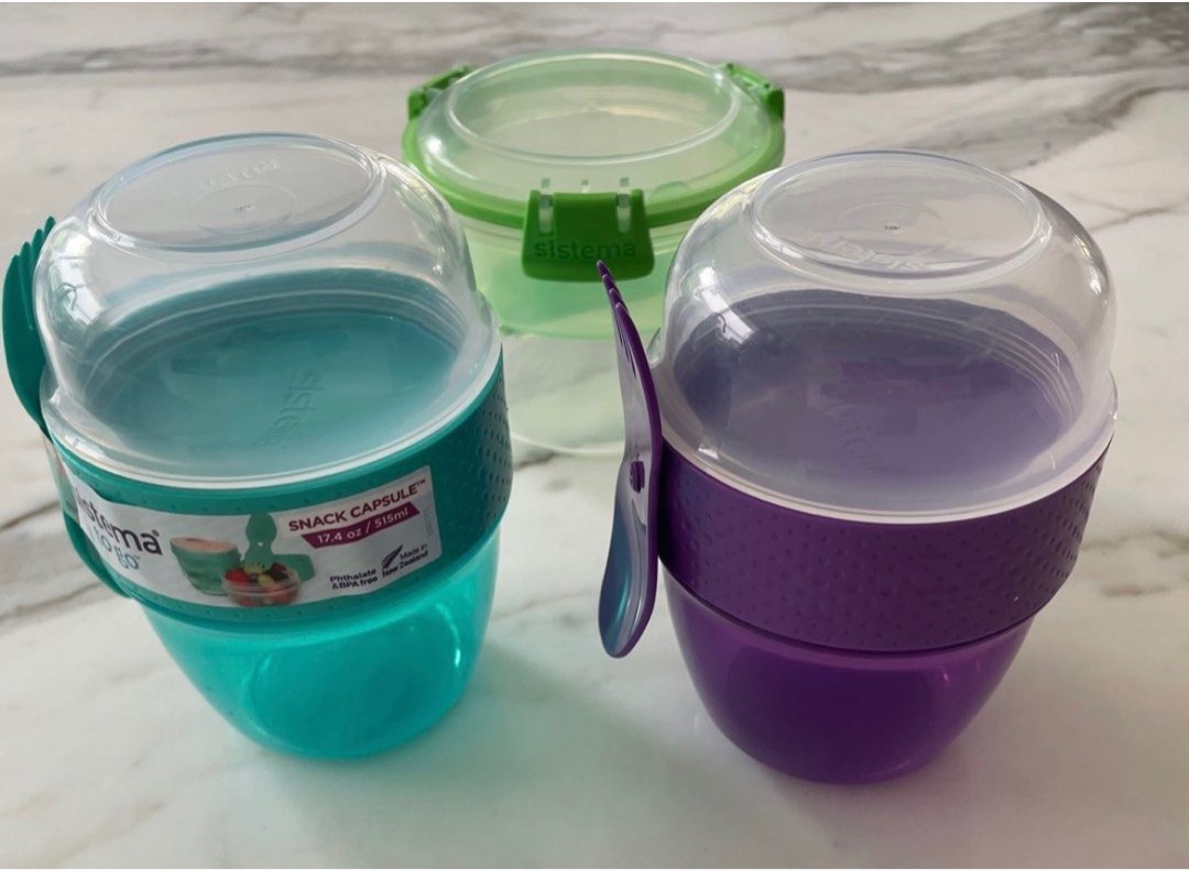 Sistema Cereal Container / Snack Capsule, Furniture & Home Living, Kitchenware & Tableware, Food