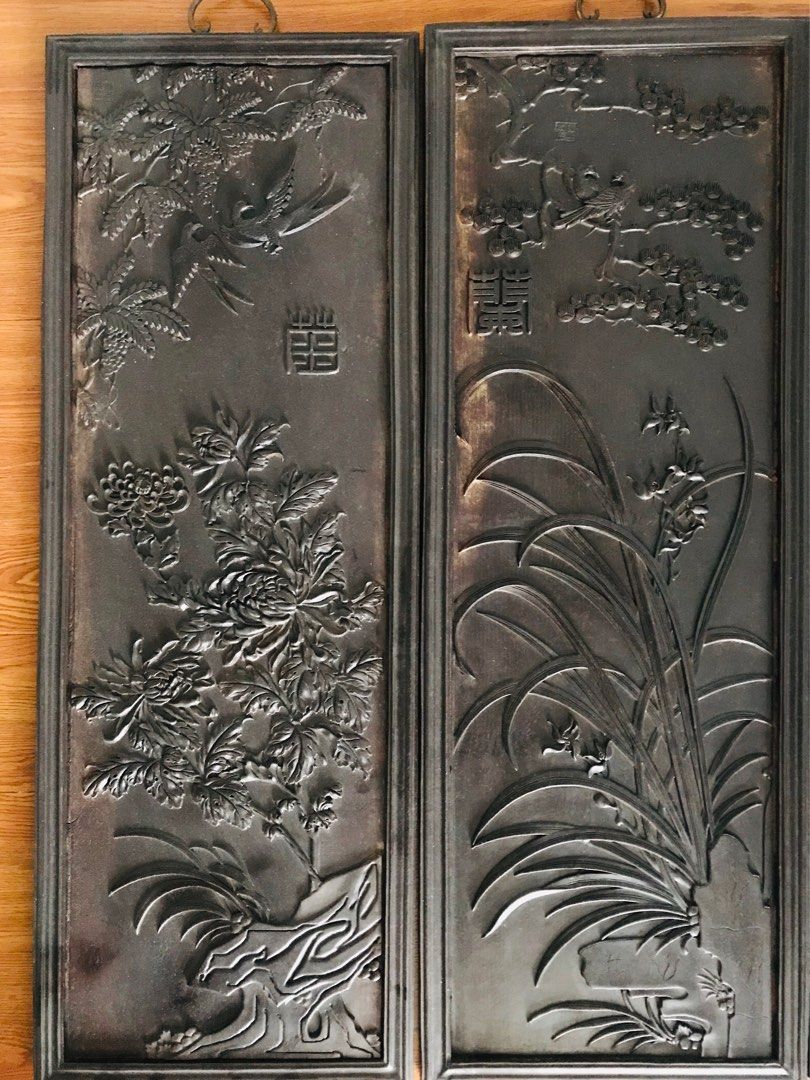 Solid antique wall paintings 4 season, Furniture & Home Living