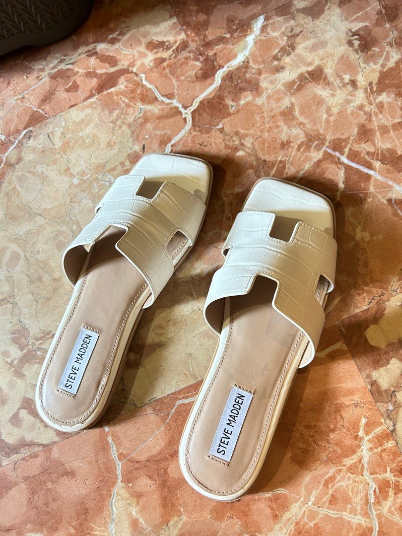 hadyn white leather sandals