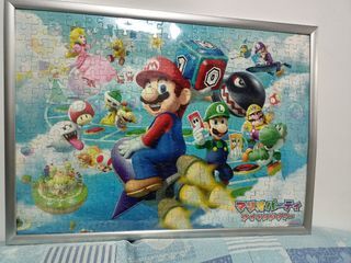 Super Mario 300 piece custom puzzle frame