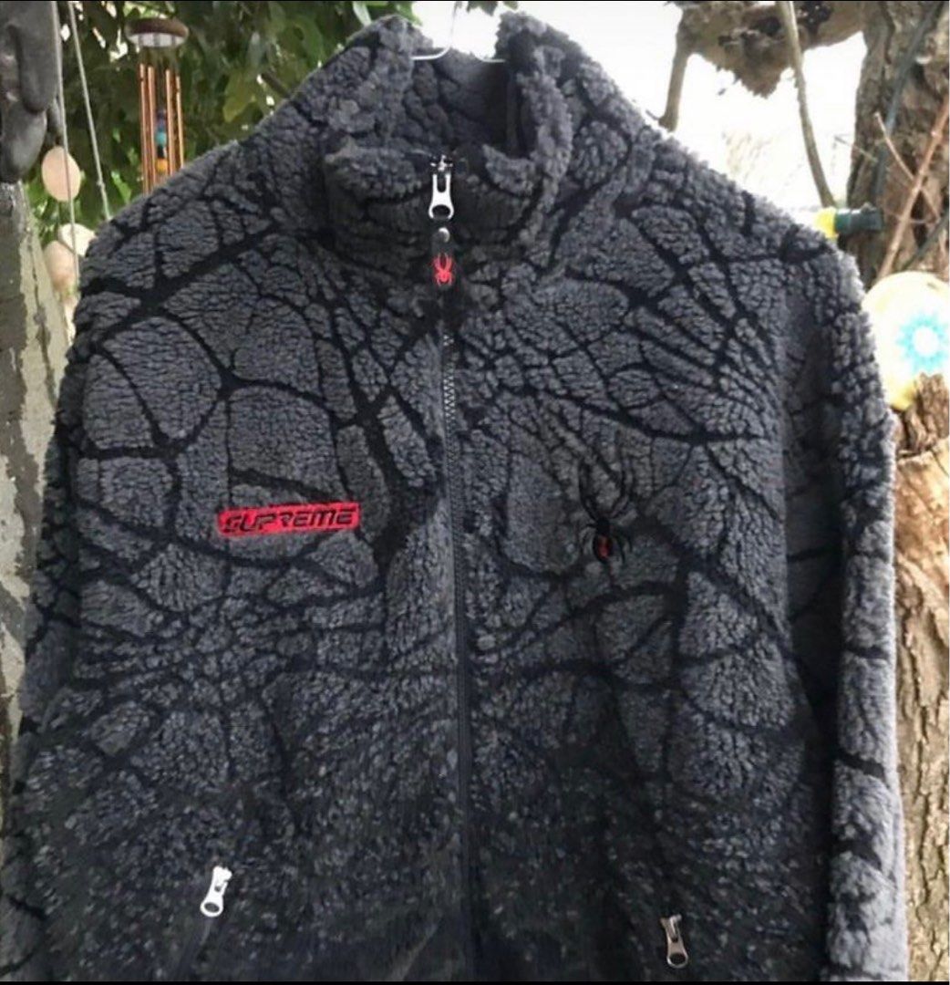 Supreme Spyder Web Polar Fleece Jacket - ブルゾン