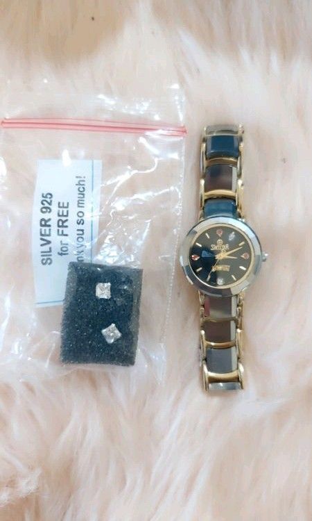 Swistar Tungsten Sapphire Ruby Watch