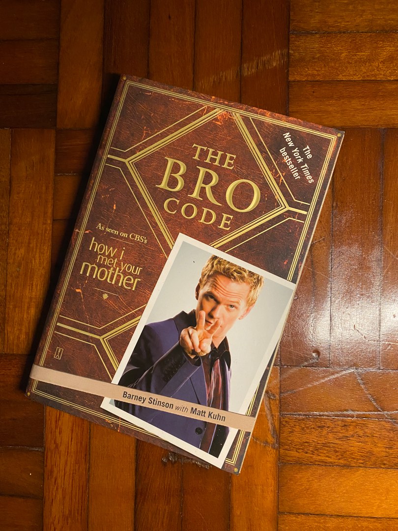 The Bro Code by Barney Stinson with Matt Kuhn *postage includedp ...