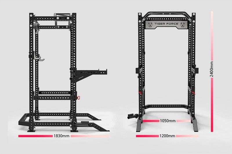 TIGER FORCE TF5000 FULL RACK POWER RACK SERIES BN, Sports Equipment ...