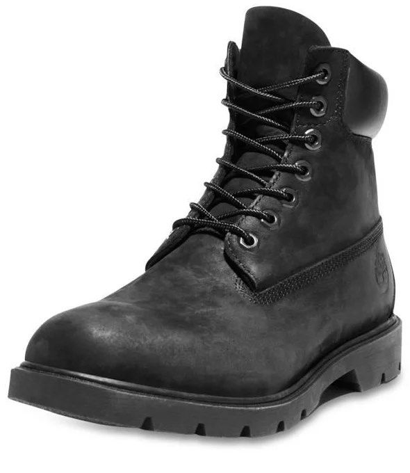 Timberland Men's 6 Inch Basic Contrast Collar Boots Black Nubuck (size  9.5W), Men's Fashion, Footwear, Boots on Carousell