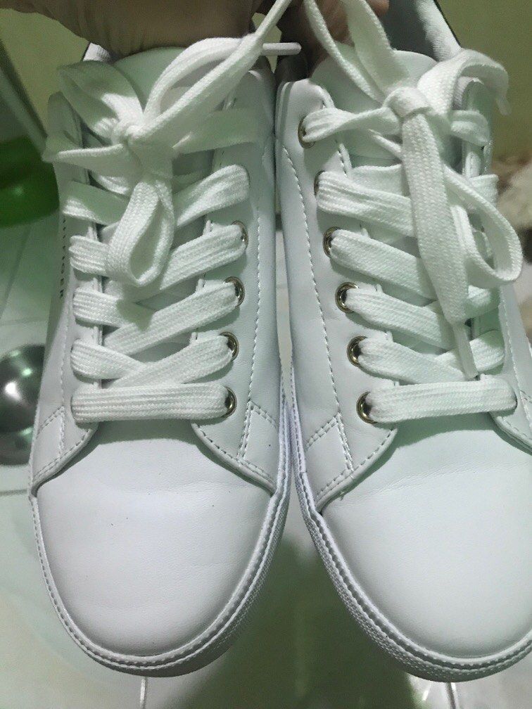 Tommy hilfiger white multi ll megah white sneakers us8.5 womens