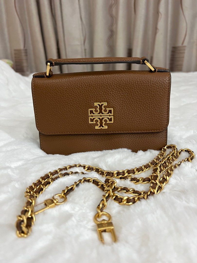 Tory Burch Britten Mini Top Handle バッグ Tory Burch Britten Series Haircalf Mini Top Handle Handbag