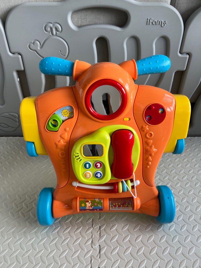 Toys R Us Baby Push Walker and Bike 2 in 1 like Hape, Babies & Kids, Infant Playtime on Carousell