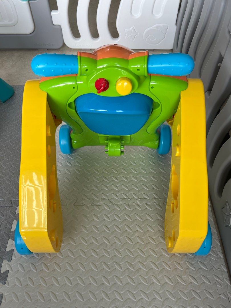 Toys R Us Baby Push Walker and Bike 2 in 1 like Hape, Babies & Kids, Infant Playtime on Carousell