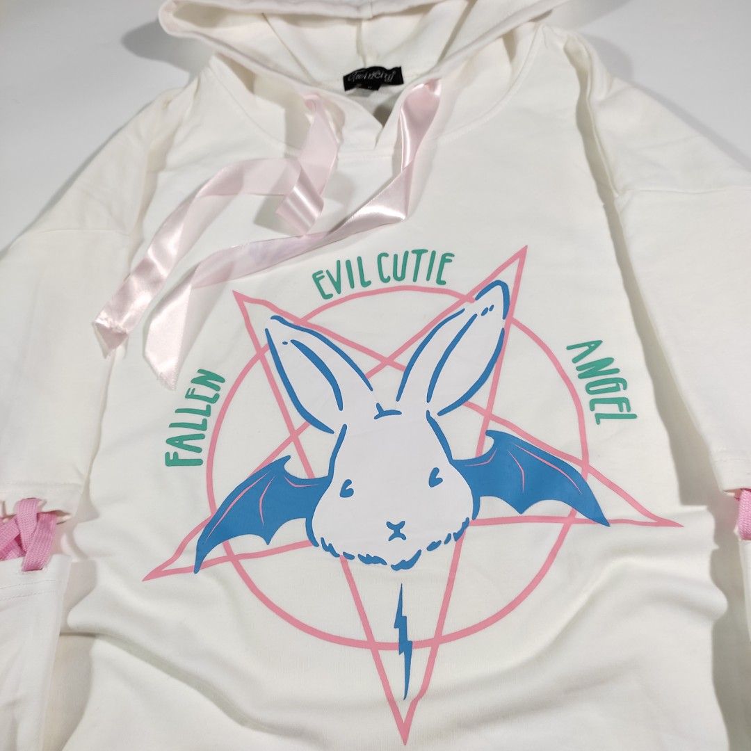 Satanic deals bunny hoodie