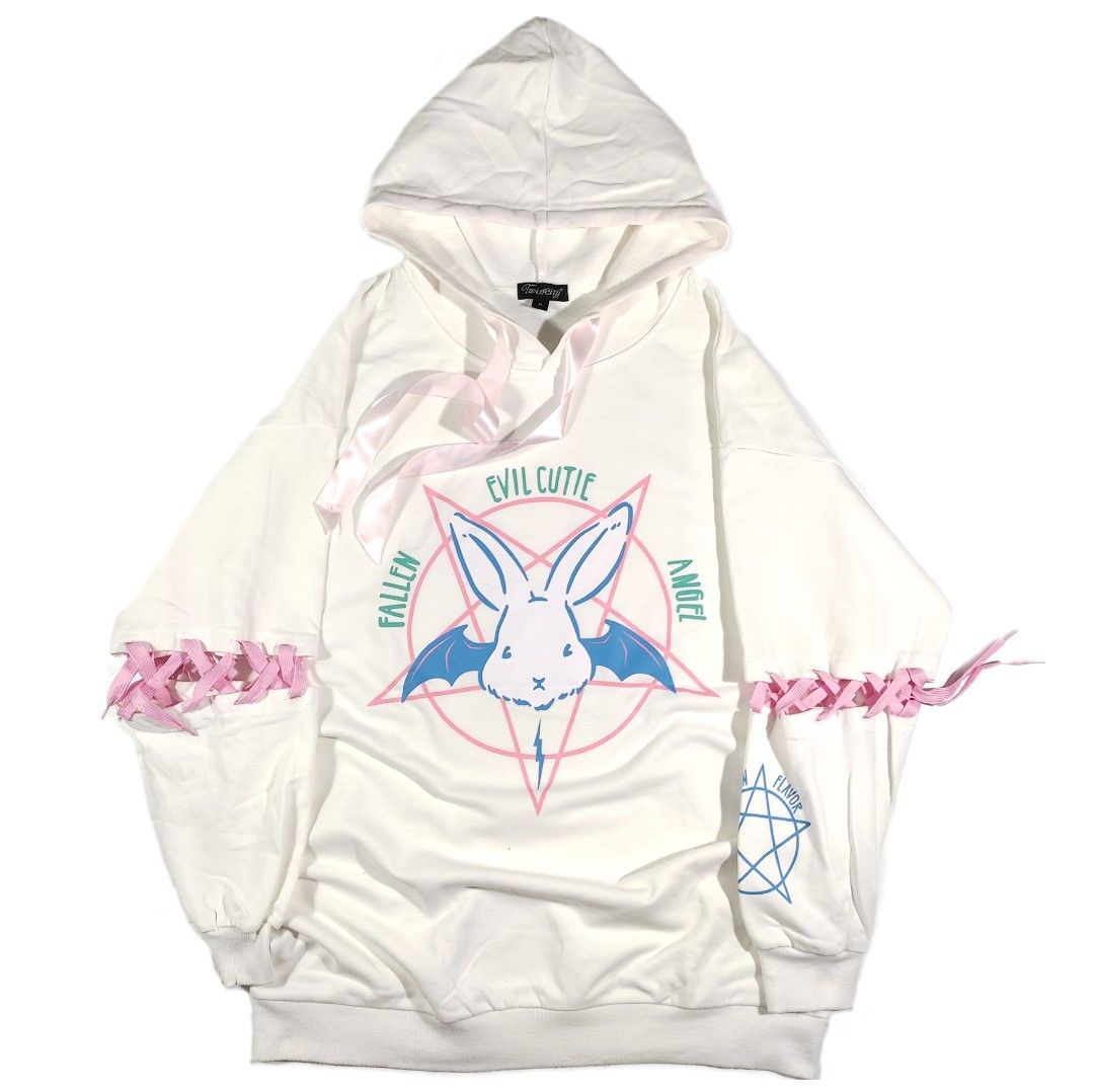 Satanic online bunny hoodie