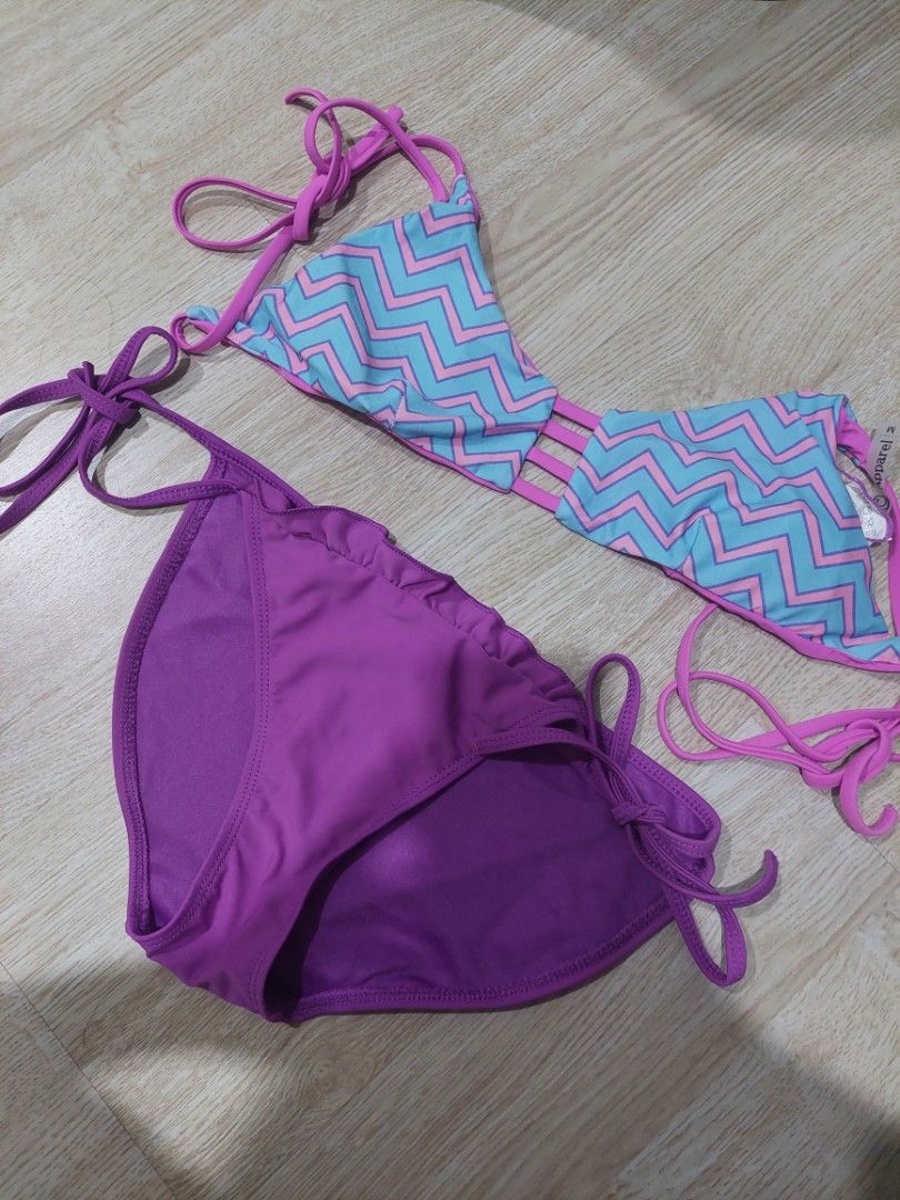 Two piece Swimming wear. LIKE NEW11, Women's Fashion, Swimwear, Bikinis ...