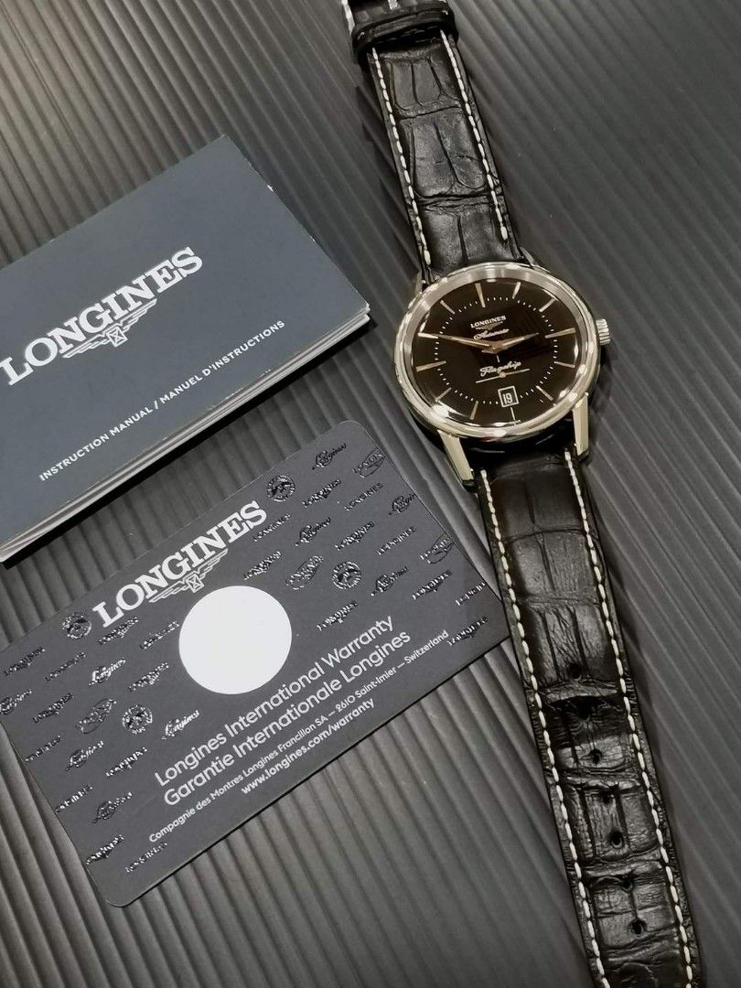Longines flagship heritage hotsell black