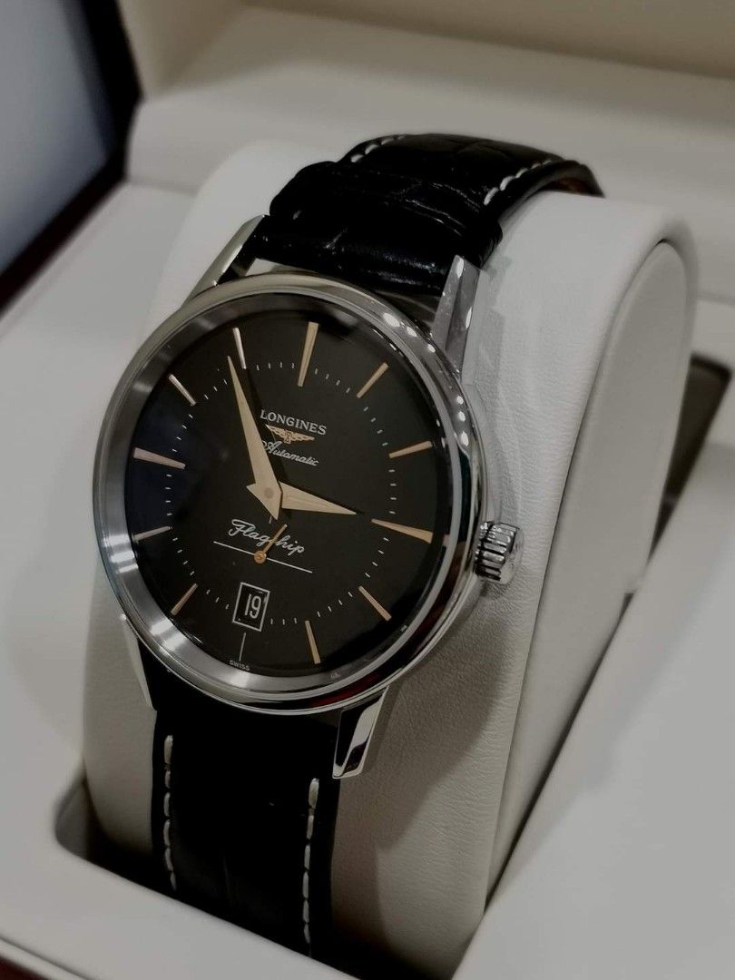 Longines flagship black outlet