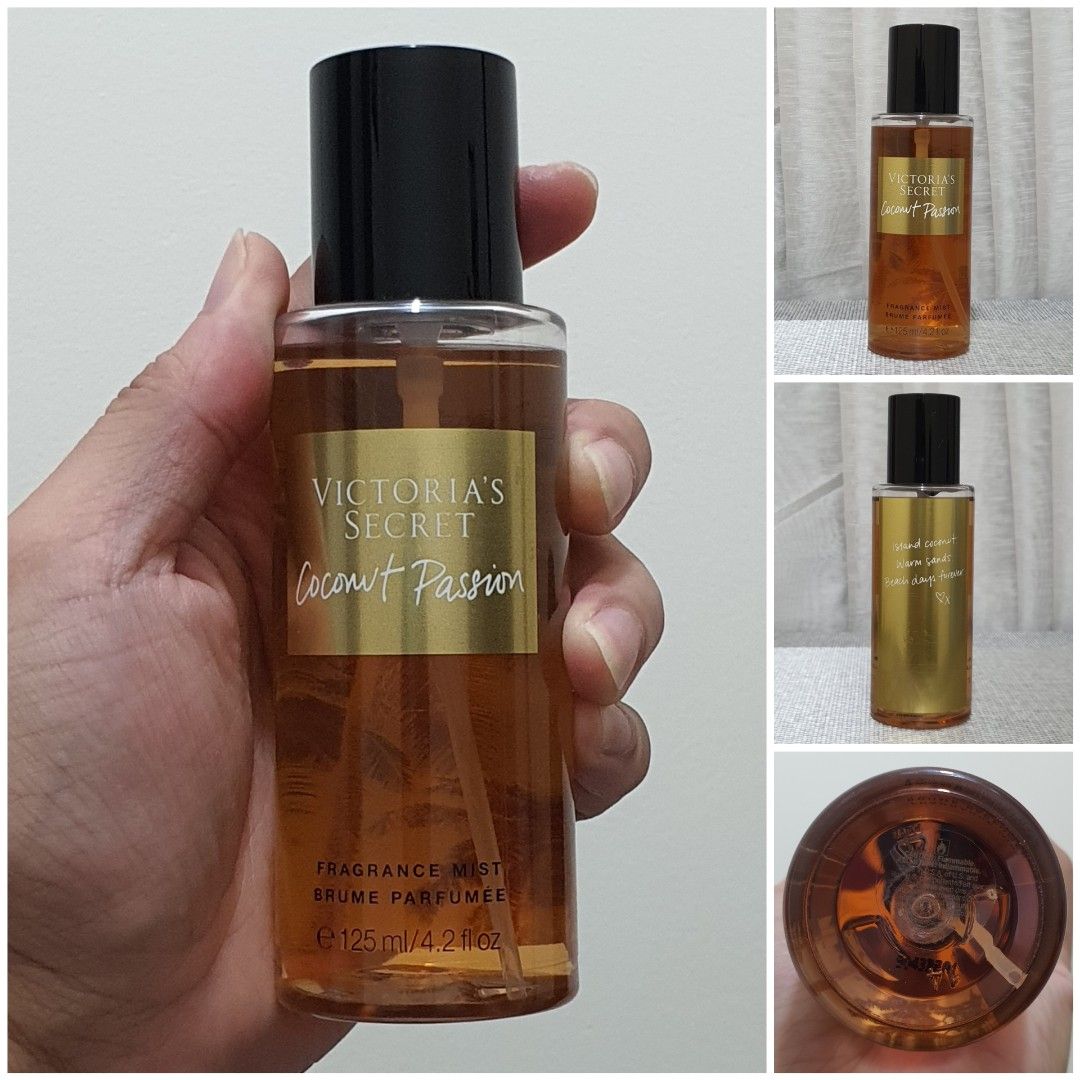 Victoria's Secret Fragrance Mist - Coconut Passion (125 ml), Beauty &  Personal Care, Fragrance & Deodorants on Carousell
