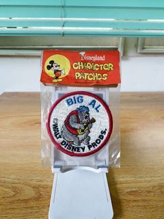 (Vintage) 1970’s Disneyland - Character Patches - “Big Al” Country Bear Jamboree - Walt Disney Productions (SEALED)