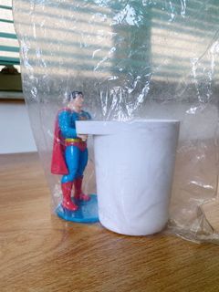 (Vintage) 1988 Superman - DC Comics - Figurine Cupholder (Sealed)
