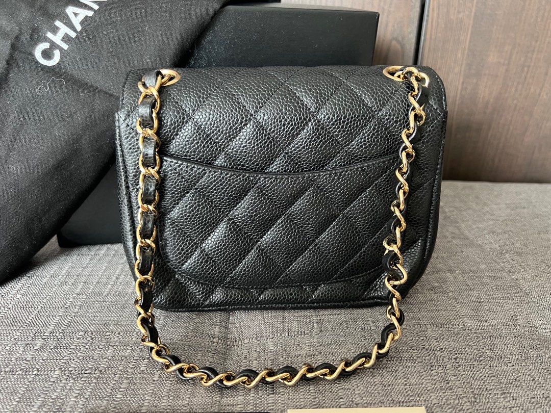 Classic Chanel 2009-2010 Mini Flap Caviar Leather, Luxury, Bags & Wallets  on Carousell