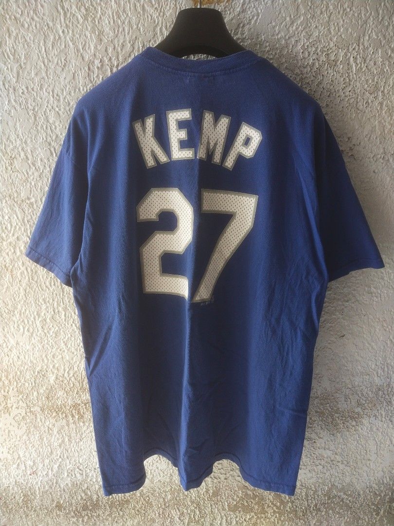 Vtg Majestic MLB Dodgers Kent 12 Jersey, Men's Fashion, Tops & Sets,  Tshirts & Polo Shirts on Carousell