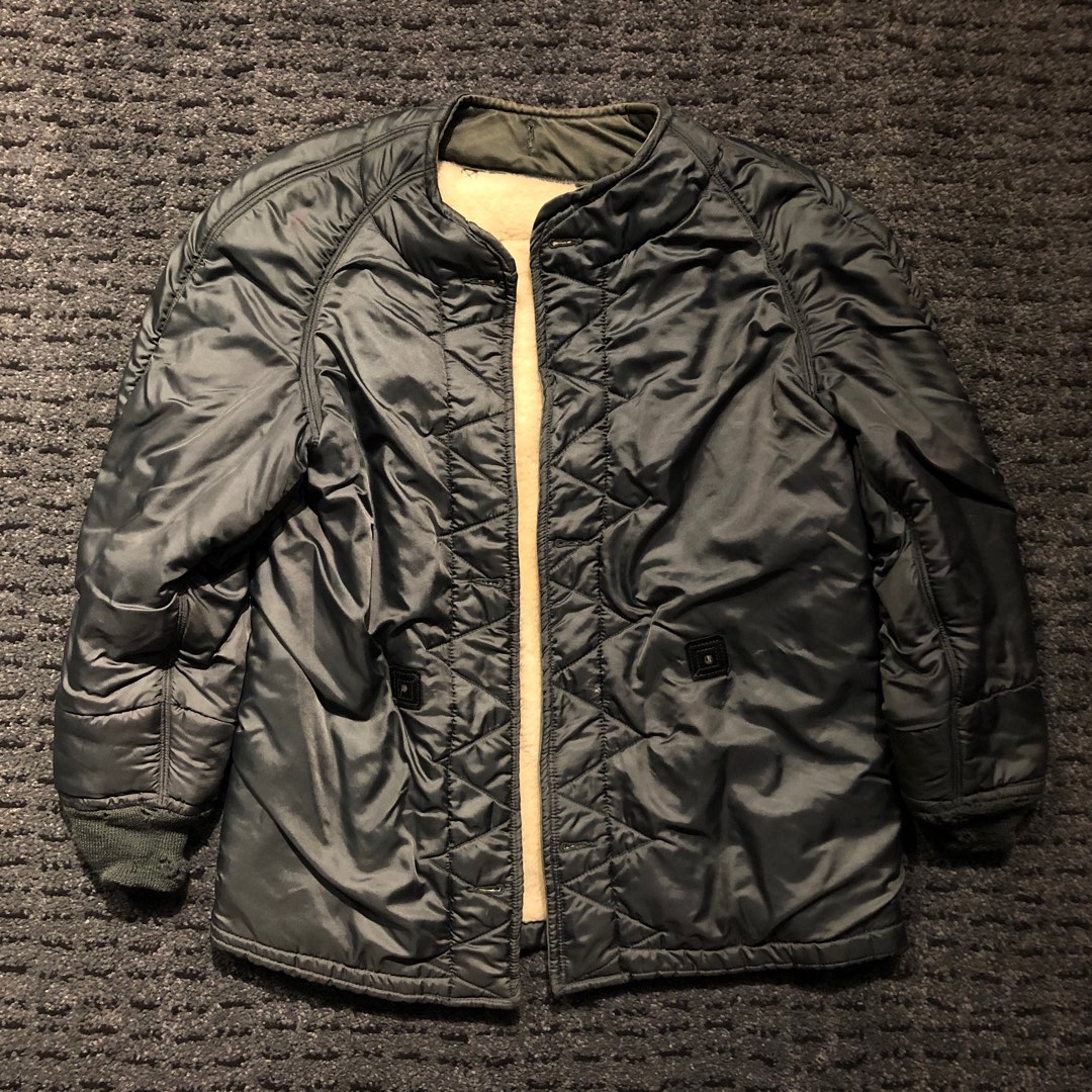 Vintage Military Liner Jacket on Carousell