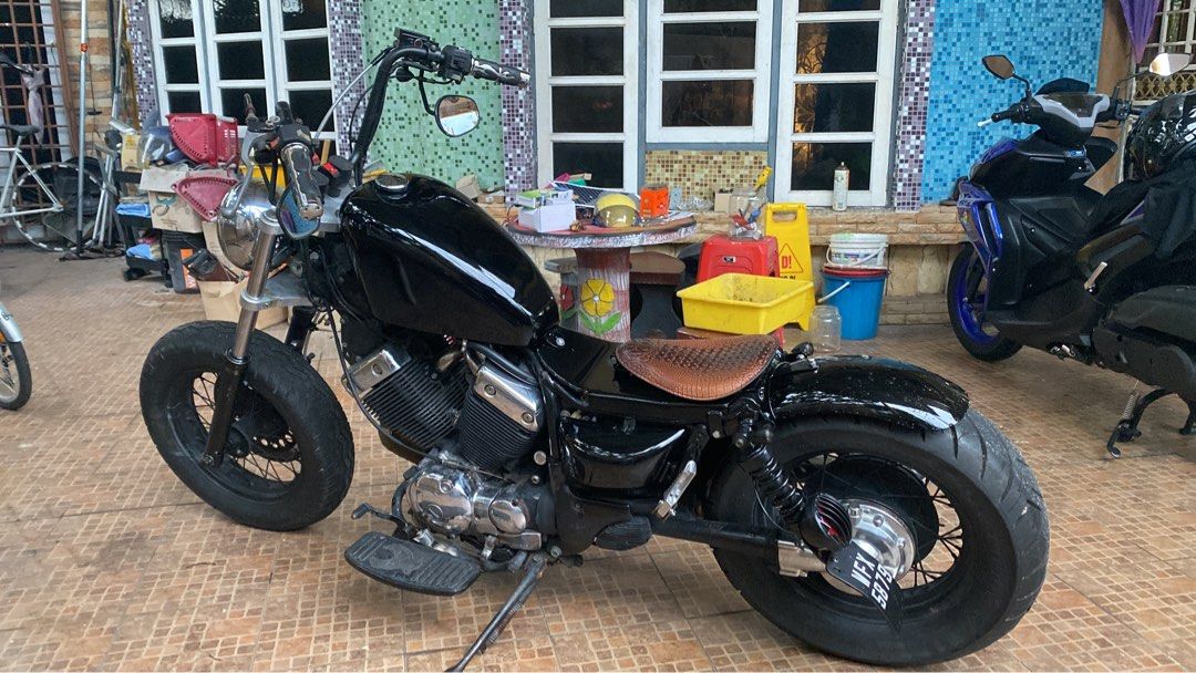 Virago 535 outlet custom bobber