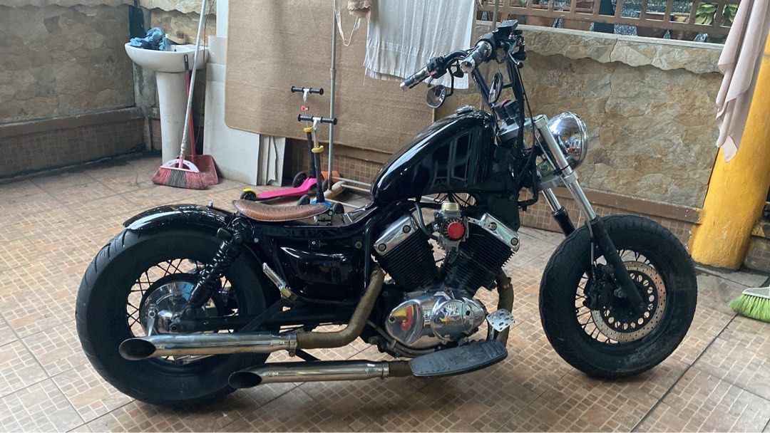 Virago 535 Custom Bobber, Motorbikes on Carousell