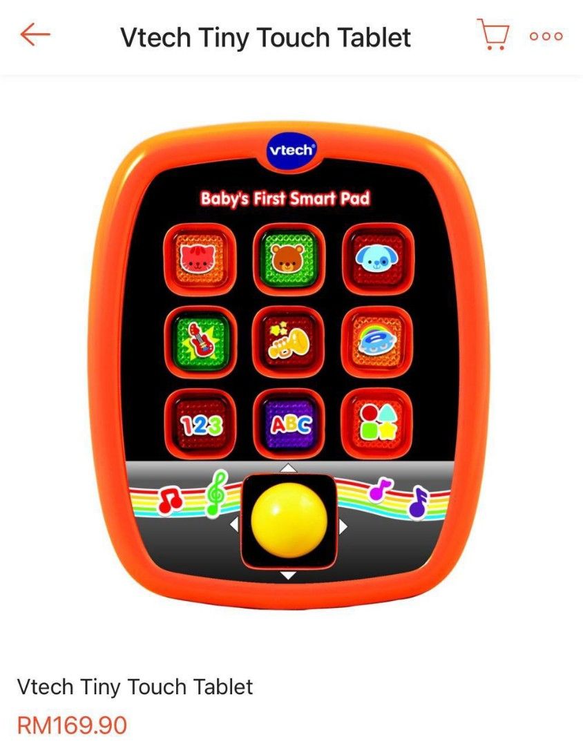 Vtech tiny touch tablet Babies Kids Baby Nursery Kids