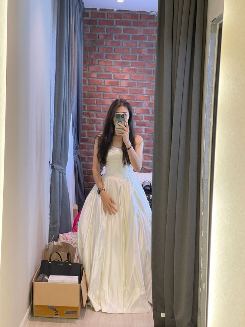 Western Wedding White gown